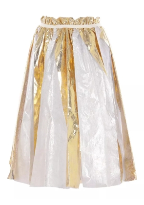 Comme des Garçons TAO ruffled A-line skirt - Gold