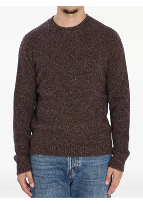 Roberto Collina knitted crew-neck sweater - Brown