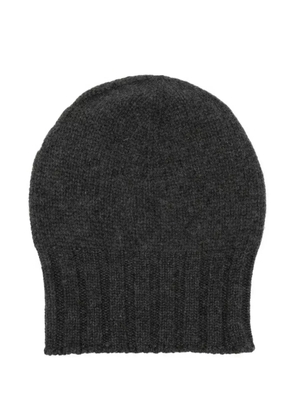 BeYou ribbed-cuff beanie hat - Grey