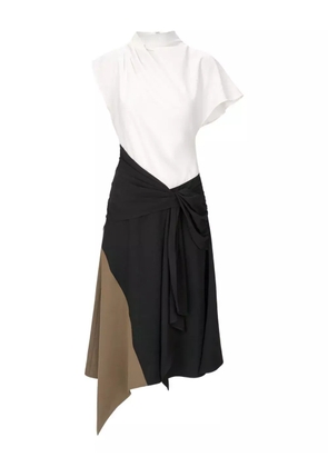 STAUD Davina asymmetric dress - White