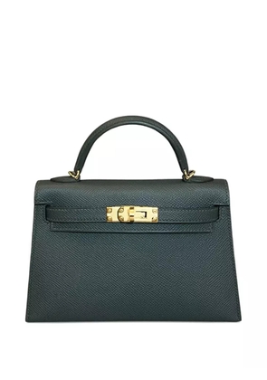 Hermès Pre-Owned 2025 mini Kelly Sellier 20 Epsom gold-hardware tote bag - Green