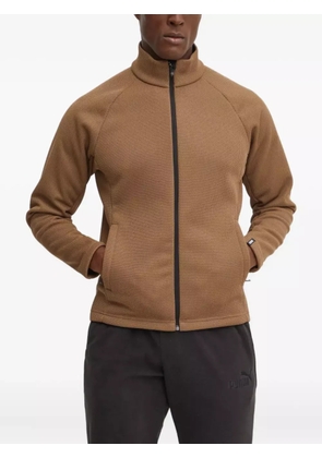 Colmar zip ribbed ski sweatshirt - Brown