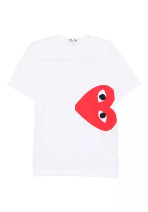 Comme Des Garçons Play heart-print T-shirt - White