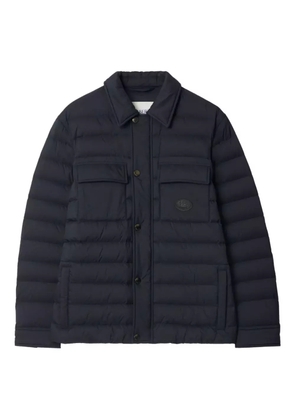 Burberry padded button-up jacket - Blue