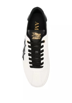 AMIRI star-motif leather sneakers - White