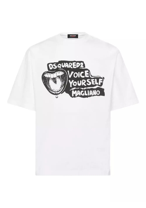 DSQUARED2 x Magliano printed T-shirt - White