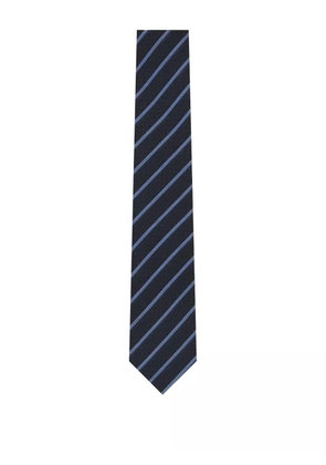 Zegna striped tie - Blue