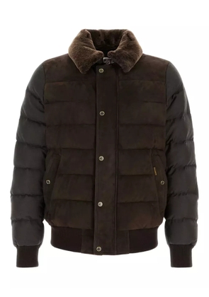 Moorer Viani suede jacket - Brown