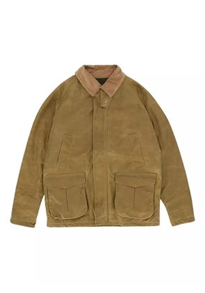 Fortela Bristol corduroy-collar jacket - Green