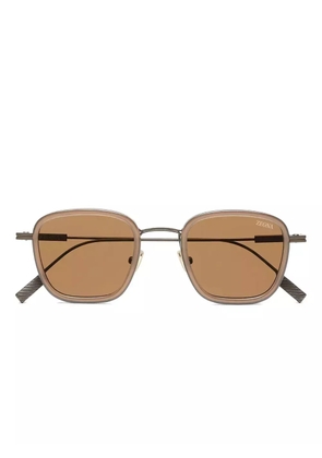 Zegna square-frame sunglasses - Brown