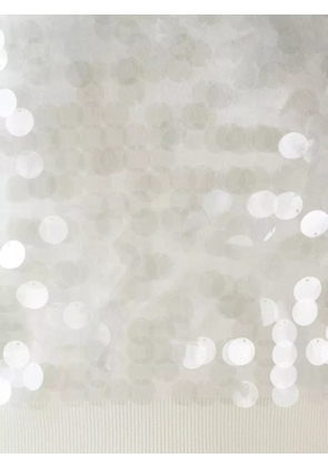 Max Mara Saio short-sleeve sweater - White