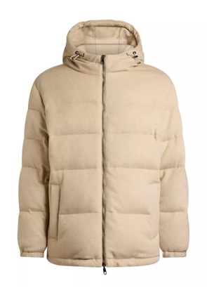 ETRO hooded down jacket - Neutrals