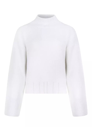 Fabiana Filippi funnel-neck sweater - White