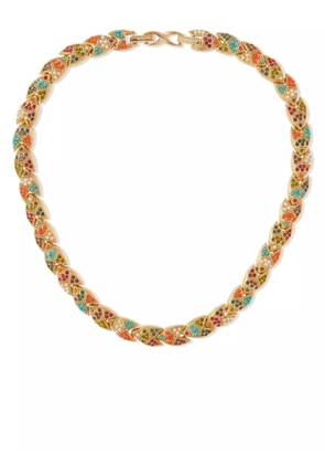 Susan Caplan Vintage 1990s D'Orlan crystal-embellished necklace - Gold