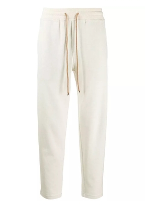 Brunello Cucinelli waist tie track pants - White