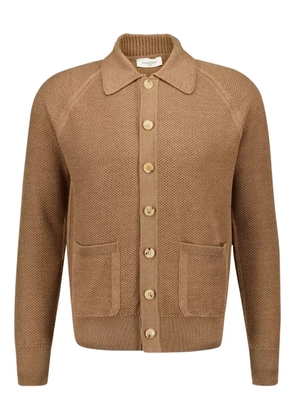 Piacenza Cashmere button-up wool overshirt - Brown