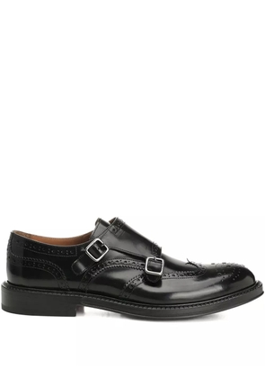 corvari leather loafers - Black
