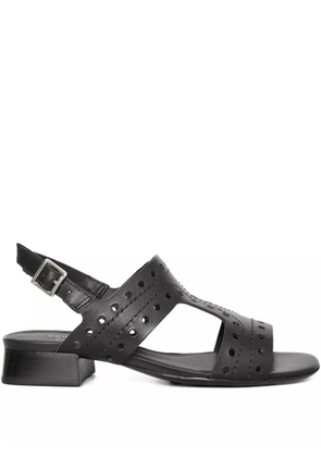 Studio Chofakian 20mm Studio 174 perforated slingback sandals - Black