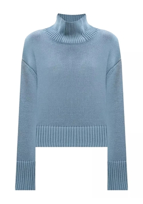 Lisa Yang ribbed high-neck sweater - Blue