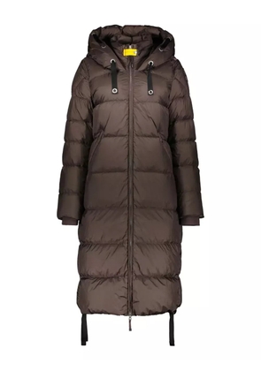 Parajumpers adjustable hood maxi jacket - Brown