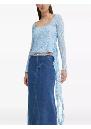 Résumé lace tie top - Blue