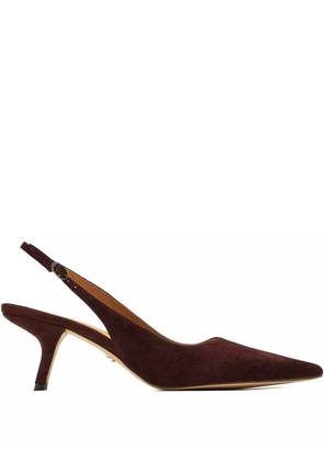 Sam Edelman 60mm suede heeled pumps - Brown
