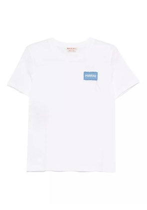 Marni logo-patch t-shirt - White