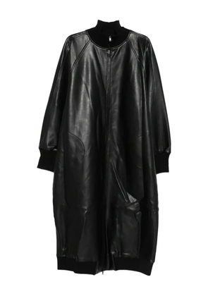 Norma Kamali zip-up oversized jacket - Black