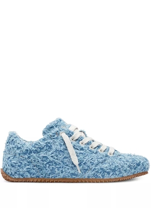 Axel Arigato Tact fuzzy-textured lace-up sneakers - Blue