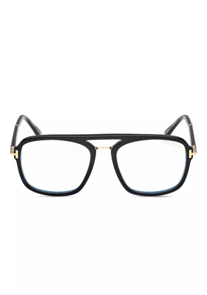TOM FORD Eyewear hinge-detail double-bridge glasses - Black