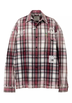 Maison MIHARA YASUHIRO Vintage Like Check shirt - Red