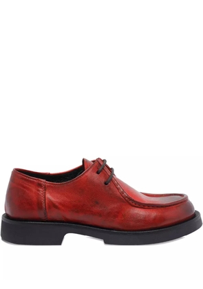 Pawelk's lace-up round-toe loafers - Red