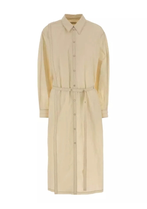 LEMAIRE shirt belted dress - Neutrals