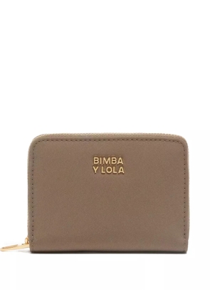 Bimba y Lola logo-lettering wallet - Brown