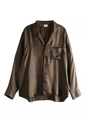 Saint Laurent long sleeve shirt - Brown