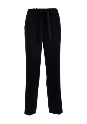 Via Masini 80 drawstring-fastening trousers - Black