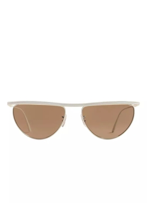 KHAITE x Oliver Peoples browline sunglasses - Silver
