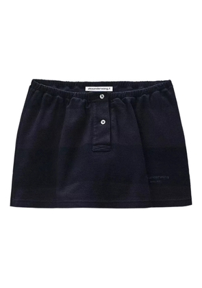 alexanderwang.t button mini skort - Black