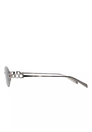 Gucci Eyewear oval-frame sunglasses - Grey