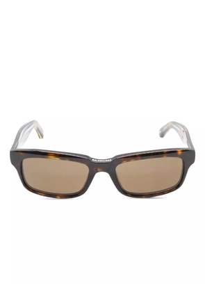 Balenciaga Pre-Owned square-frame sunglasses - Black