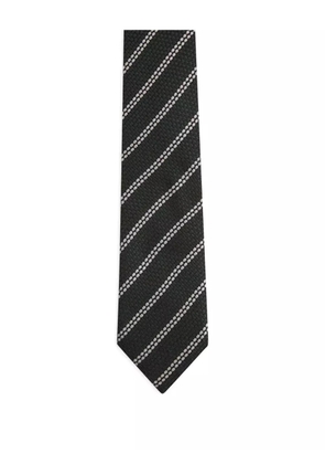 Zegna geometric pattern tie - Green