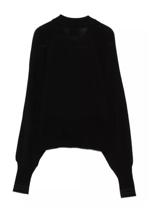 Merci buttoned polo top - Black