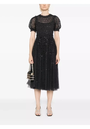 Needle & Thread Giselle midi dress - Black