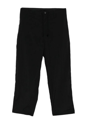 Y's ripstop wide-leg trousers - Black