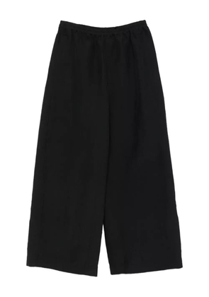 The Row silk trousers - Black