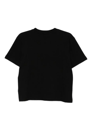 Joshua Sanders slogan-embroidered T-shirt - Black