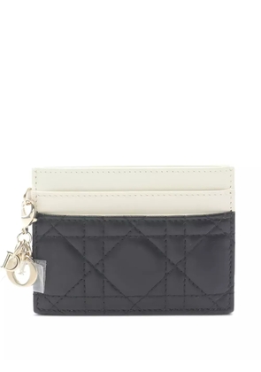 Christian Dior Pre-Owned Lady Dior Canage leather wallet - Black