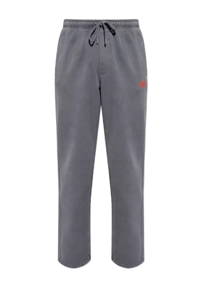 American Vintage drawstring logo trousers - Grey