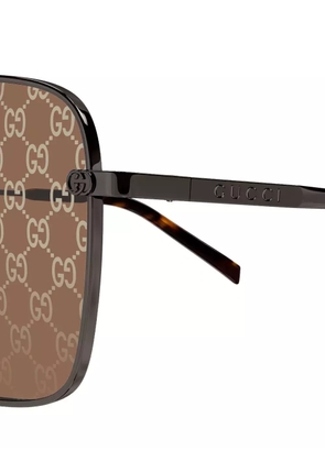 Gucci Eyewear GG1957SA geometric-frame sunglasses - Black