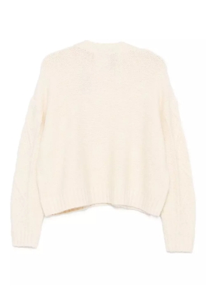 Superdry diamond-knit sweater - Neutrals